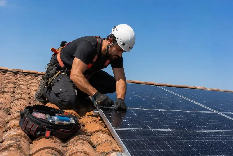 Maintenance et monitoring de panneaux solaires à Ayguatébia-Talau